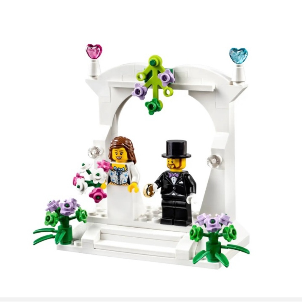 LEGO 40165 Minifigure Wedding Favour Set *New, Factory Sealed* Bride Groom READ